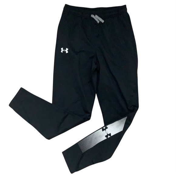 NWT Boys Under Armour Brawler Tapered Fitted Pants Small - Picture 1 of 11